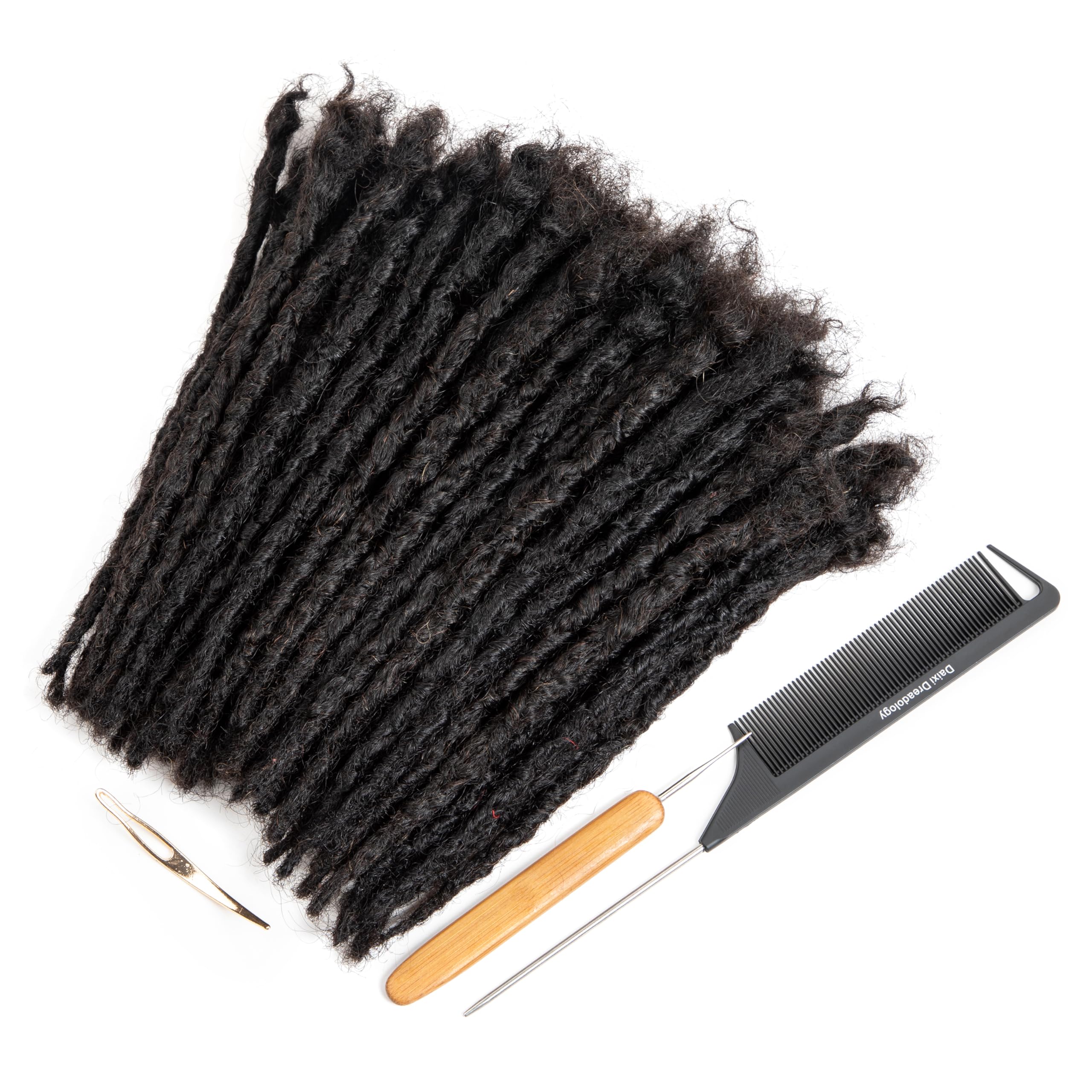 Amazon.com : DAIXI Handmade Interlocking Locs 100% Real Human Hair